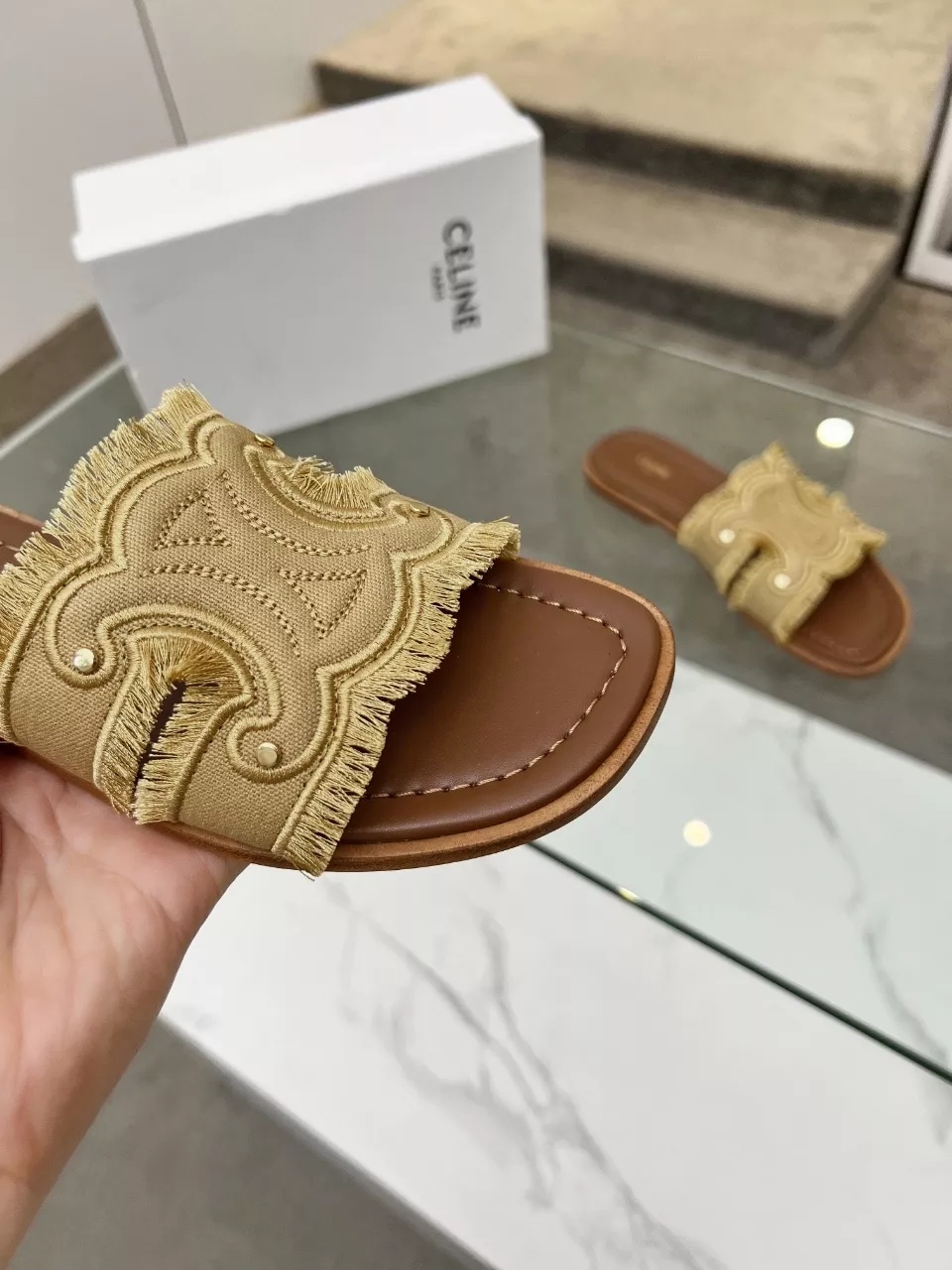 Compact 7461 Celine Slippers For Women
