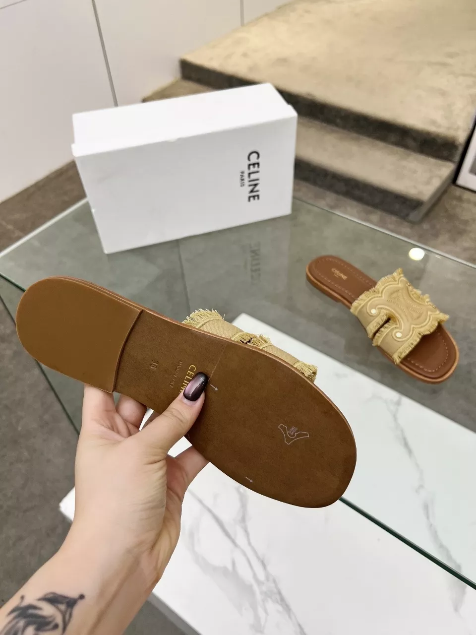 Compact 7461 Celine Slippers For Women