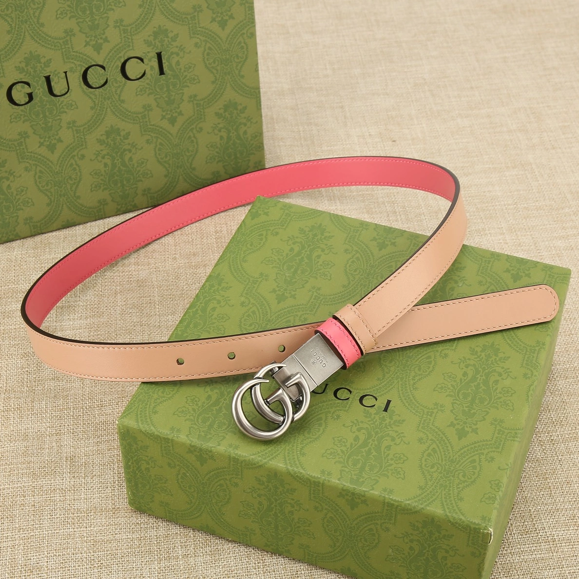 Compact 7468 Gucci AAA Quality Belts For Women