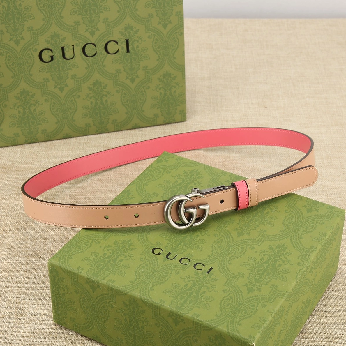 Compact 7468 Gucci AAA Quality Belts For Women