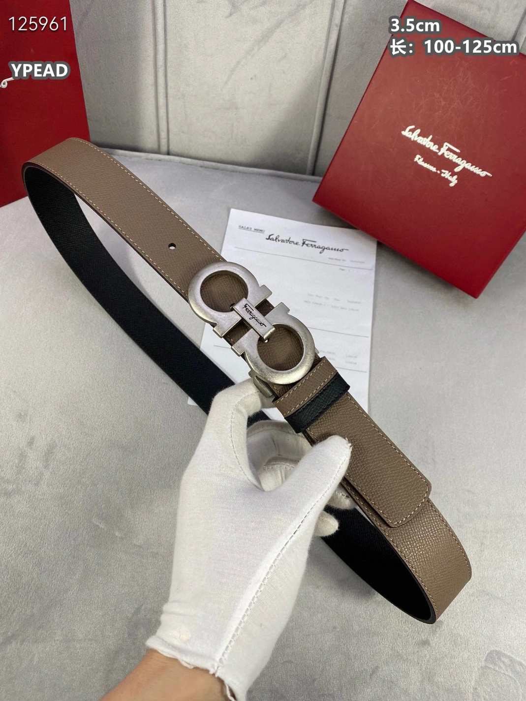 Compact 7711 Salvatore Ferragamo AAA Quality Belts For Men