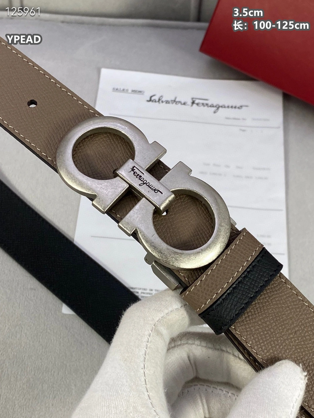 Compact 7711 Salvatore Ferragamo AAA Quality Belts For Men