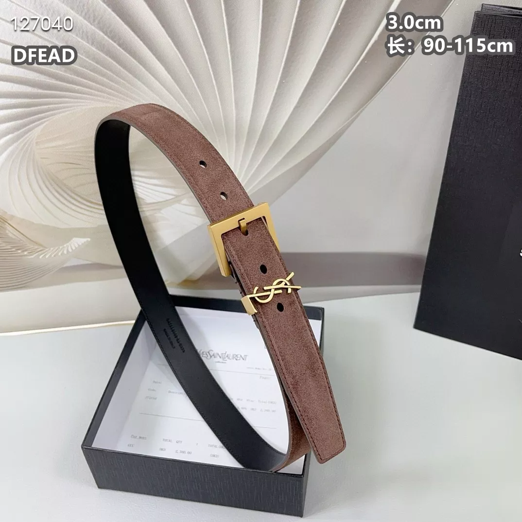 Compact 7956 Yves Saint Laurent AAA Quality Belts For Women