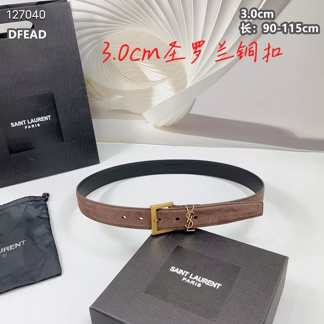Compact 7956 Yves Saint Laurent AAA Quality Belts For Women