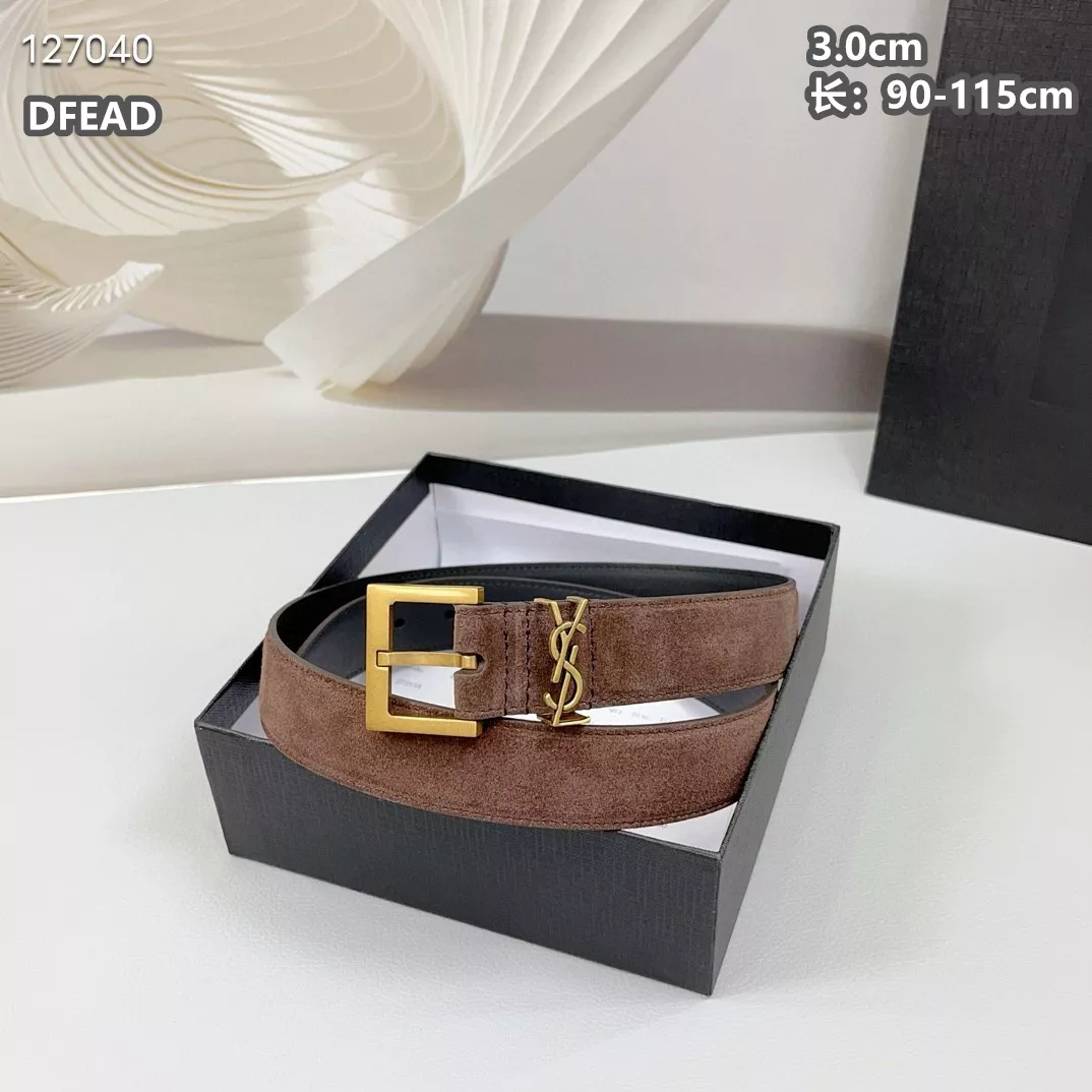 Compact 7956 Yves Saint Laurent AAA Quality Belts For Women