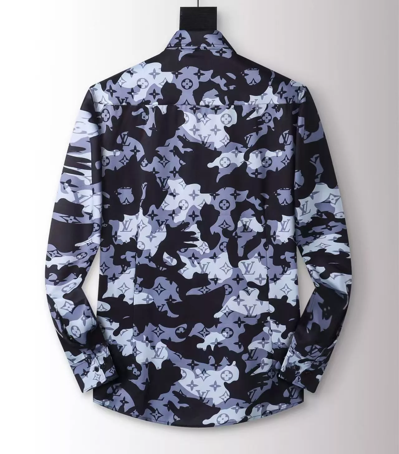 Compact 7960 Louis Vuitton LV Shirts Long Sleeved For Men