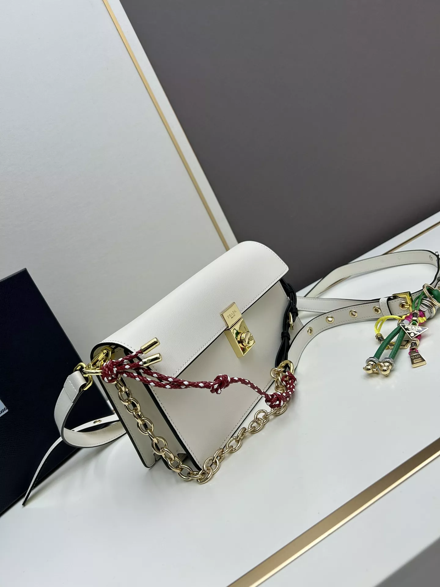 Compact 8028 Prada AAA Quality Shoulder Bags For Women