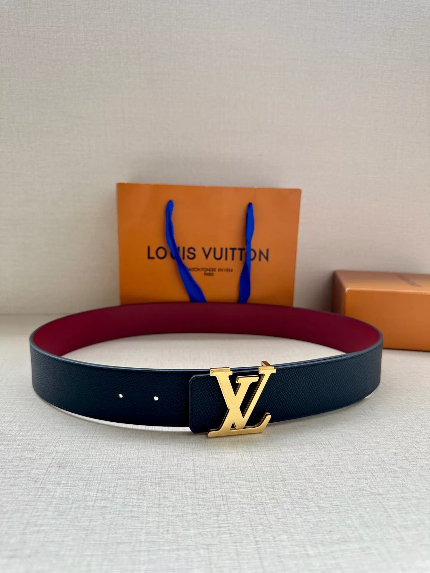 Compact 8044 Louis Vuitton AAA Quality Belts In 4.0cm For Men