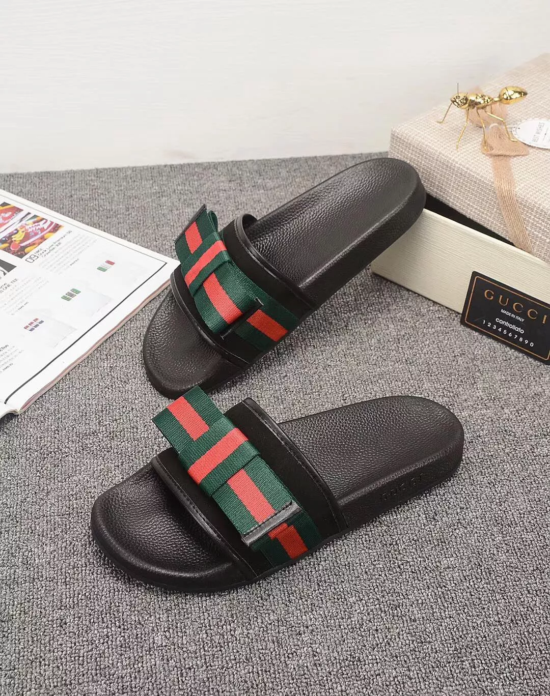Compact 8087 Gucci Slippers For Men