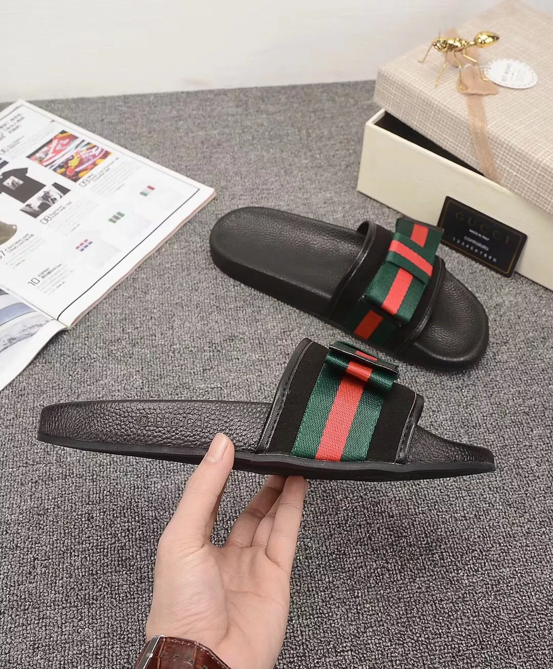 Compact 8087 Gucci Slippers For Men