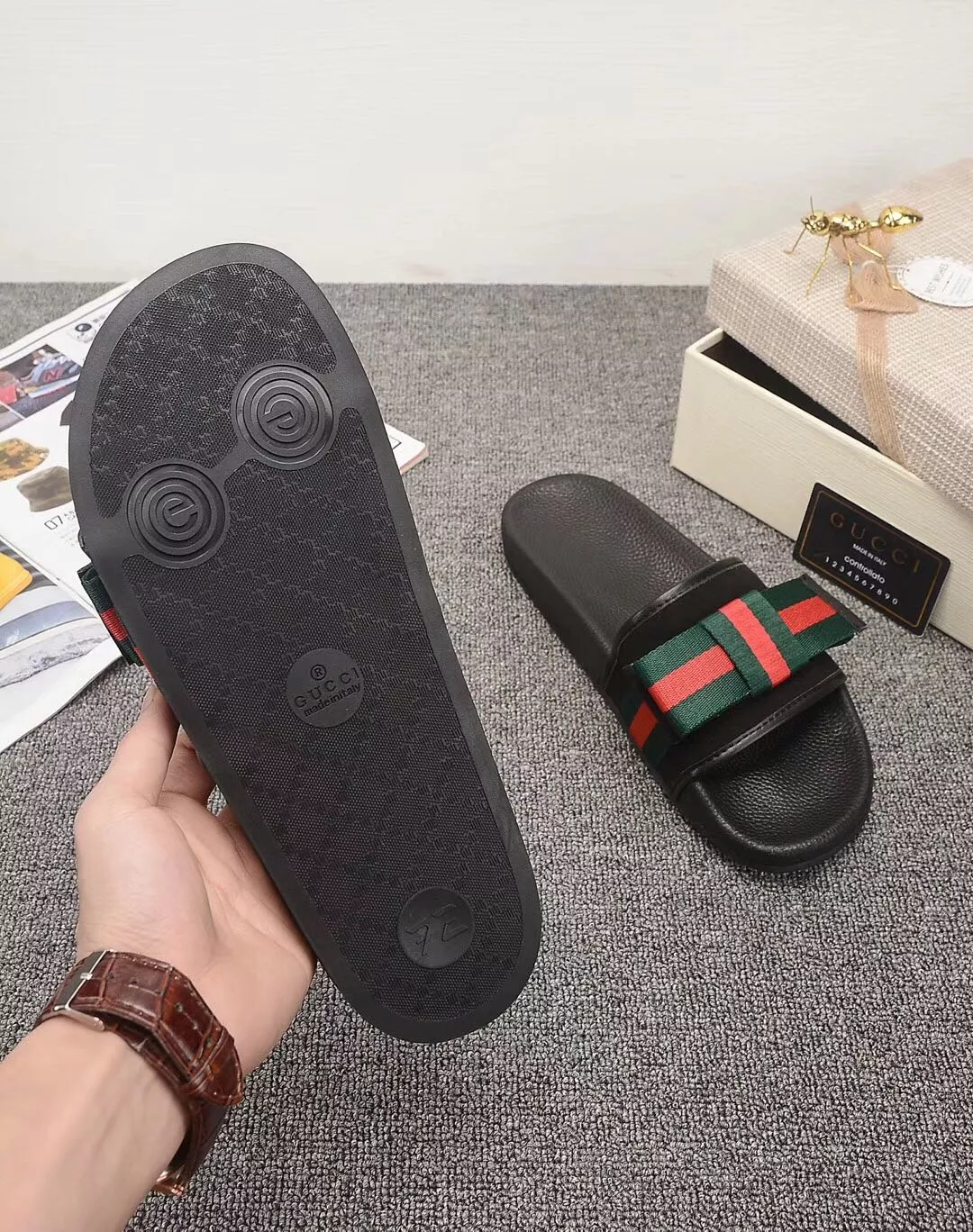 Compact 8087 Gucci Slippers For Men