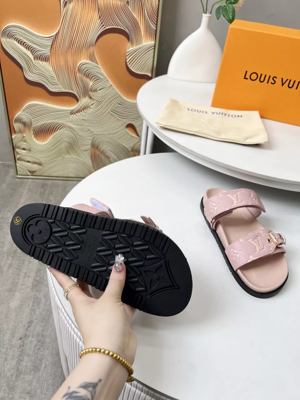 Compact 8103 Louis Vuitton Slippers For Women