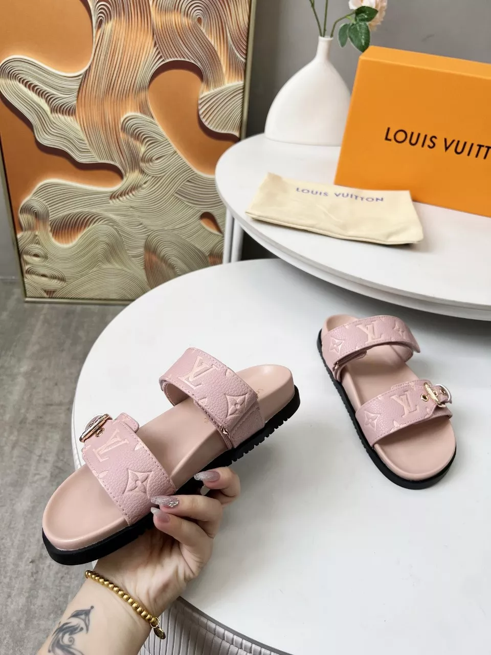 Compact 8103 Louis Vuitton Slippers For Women