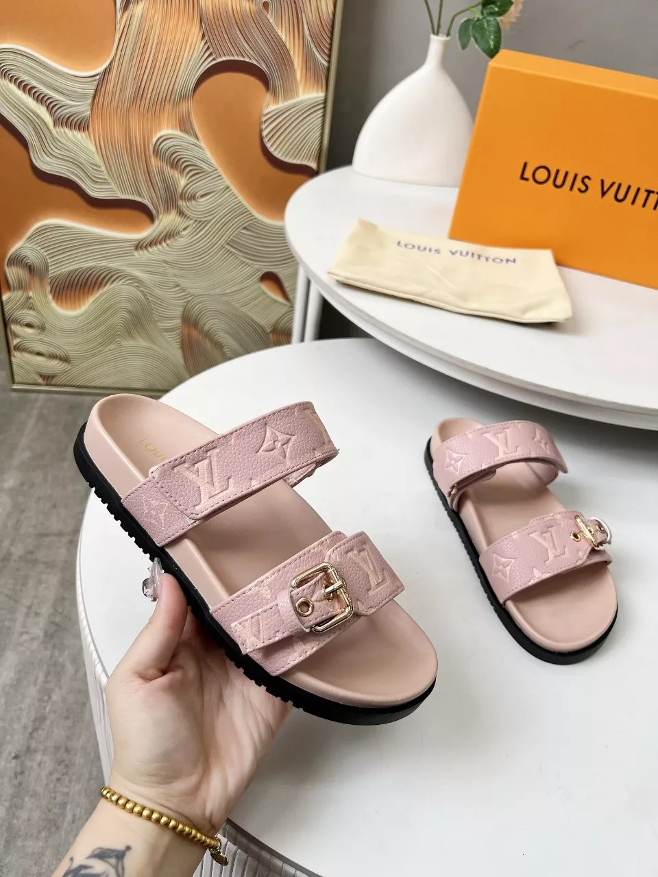 Compact 8103 Louis Vuitton Slippers For Women