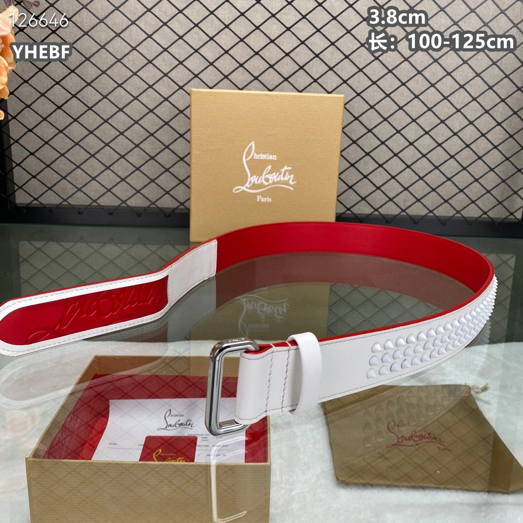 Compact 8141 Christian Louboutin CL AAA Quality Belts For Men