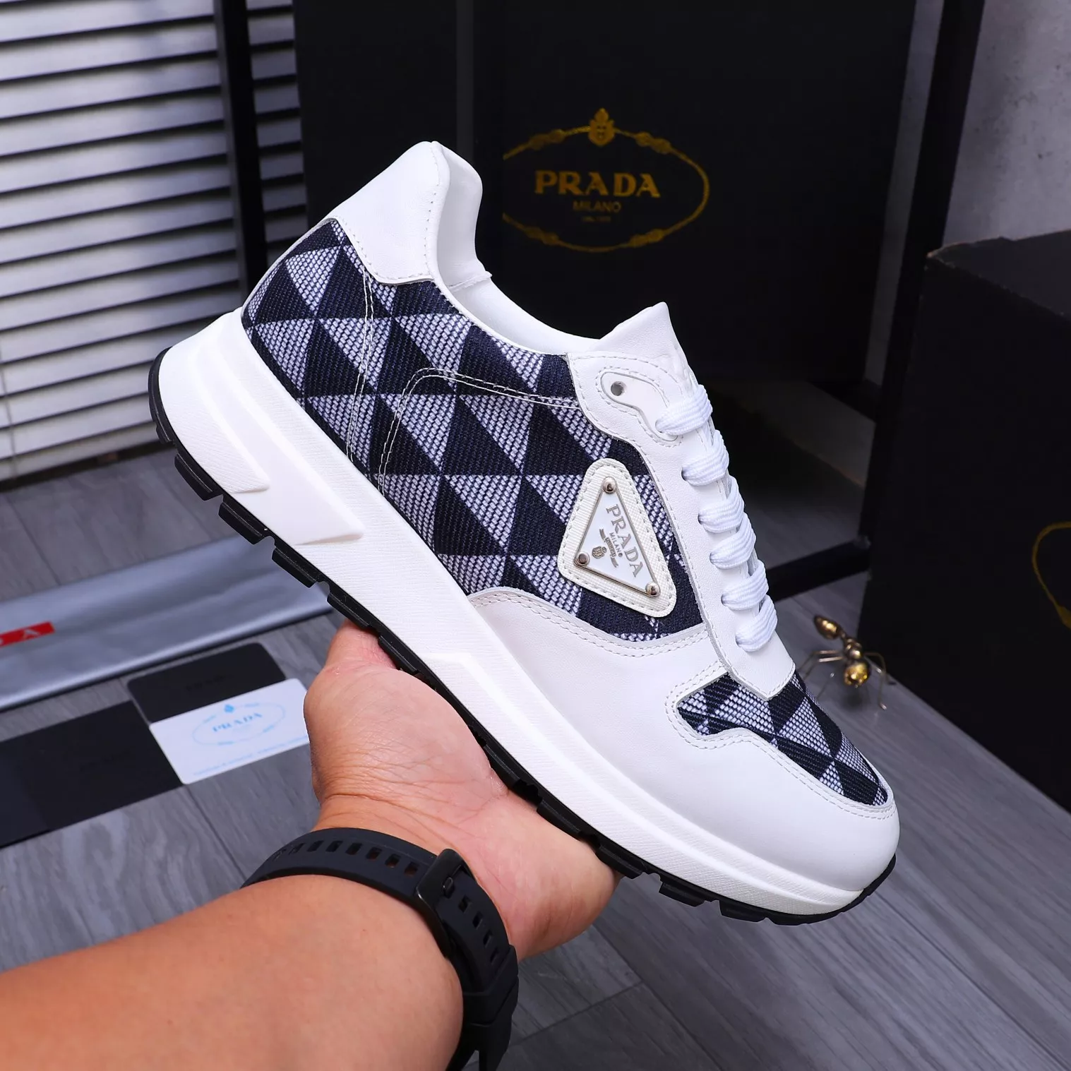 Compact 8189 Prada Casual Shoes For Men