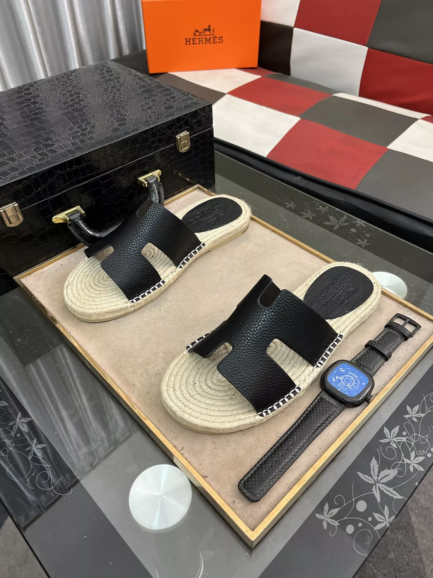 Compact 8197 Hermes Slippers For Men