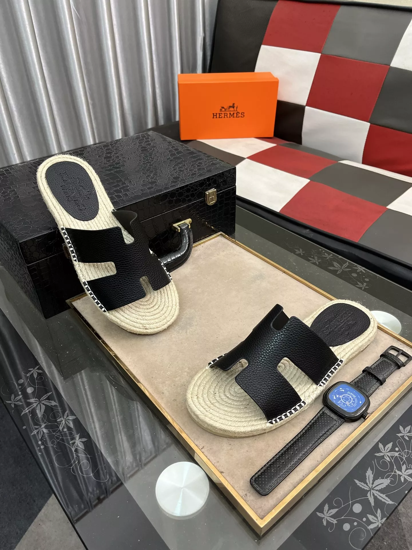 Compact 8197 Hermes Slippers For Men