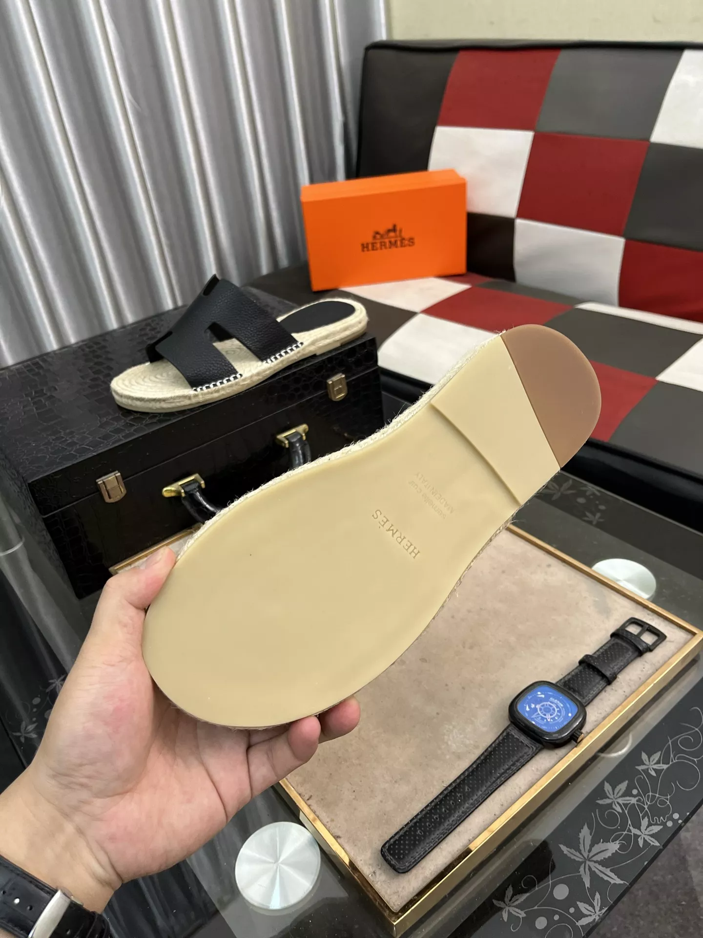 Compact 8197 Hermes Slippers For Men