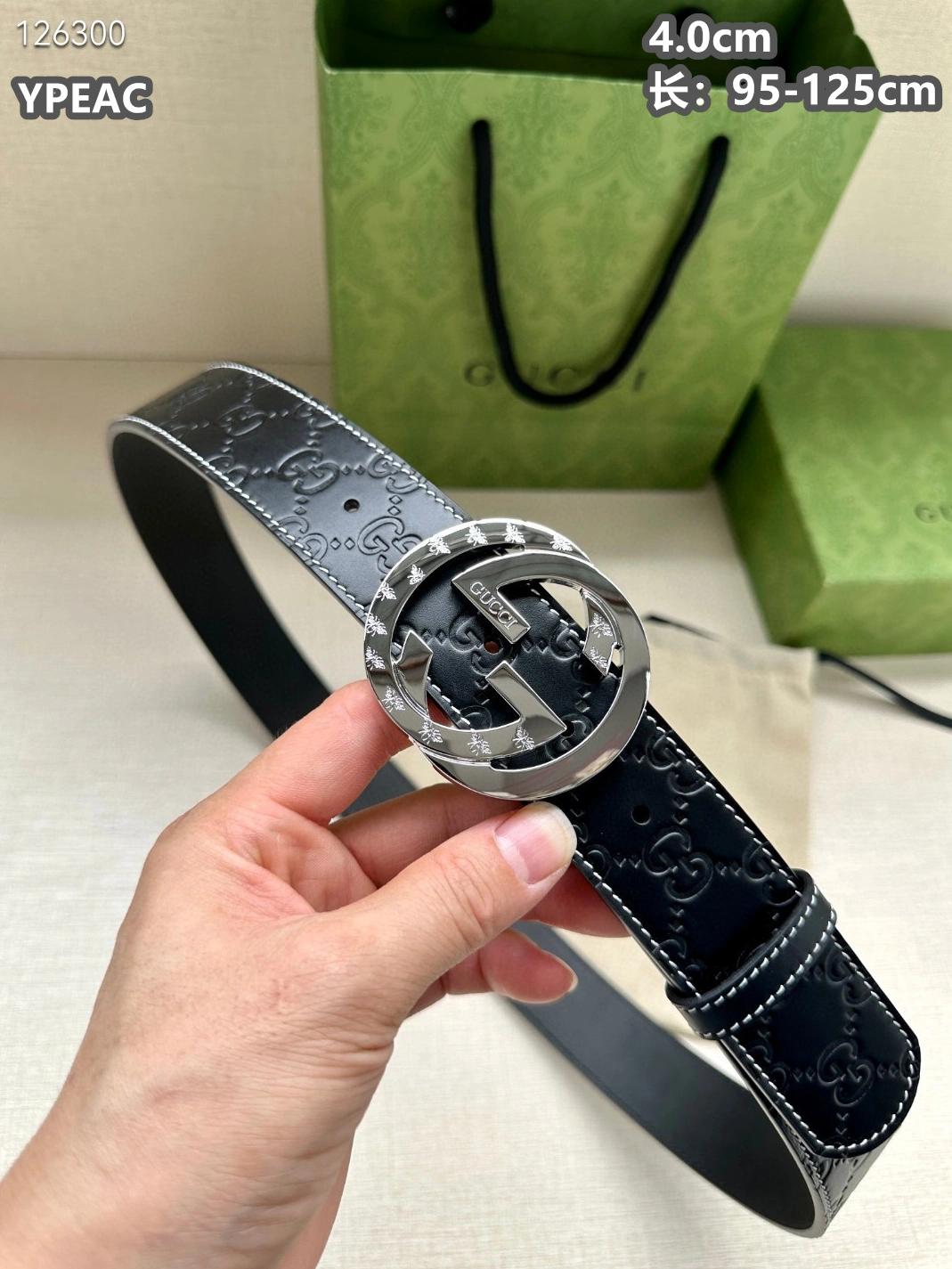 Compact 8291 Gucci AAA Quality Belts For Men