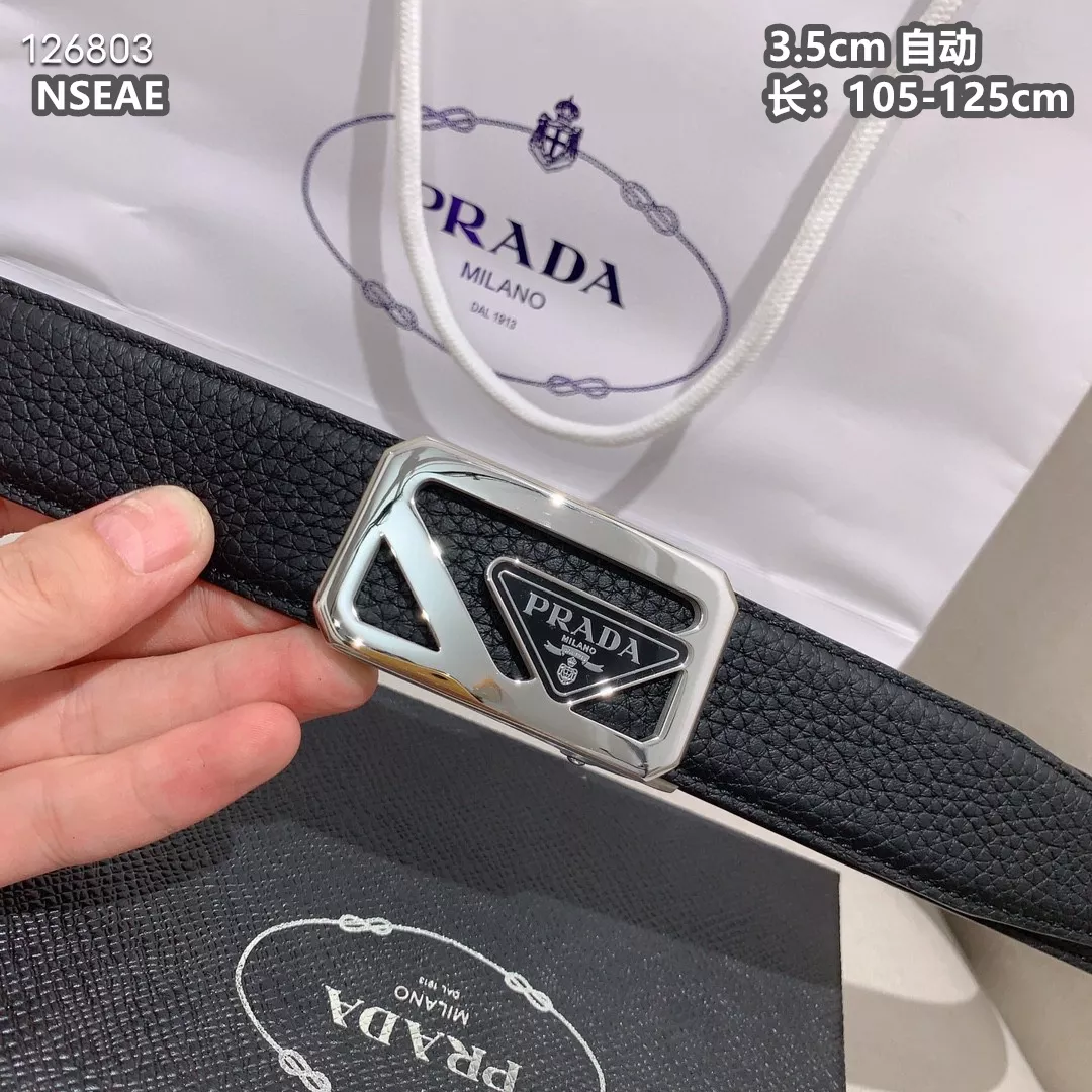 Compact 8428 Prada AAA Quality Belts For Men