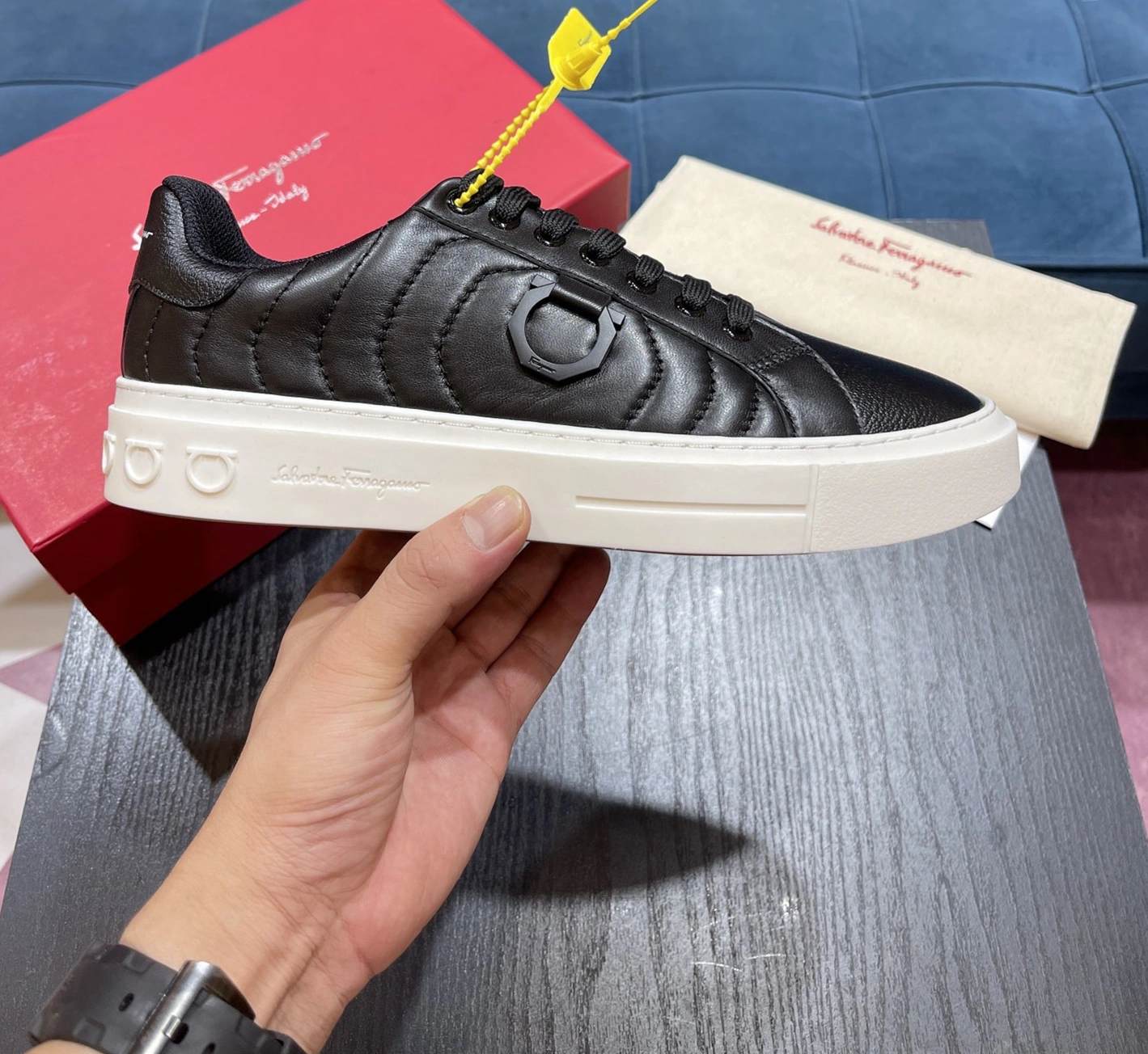 Compact 8441 Salvatore Ferragamo Casual Shoes For Men