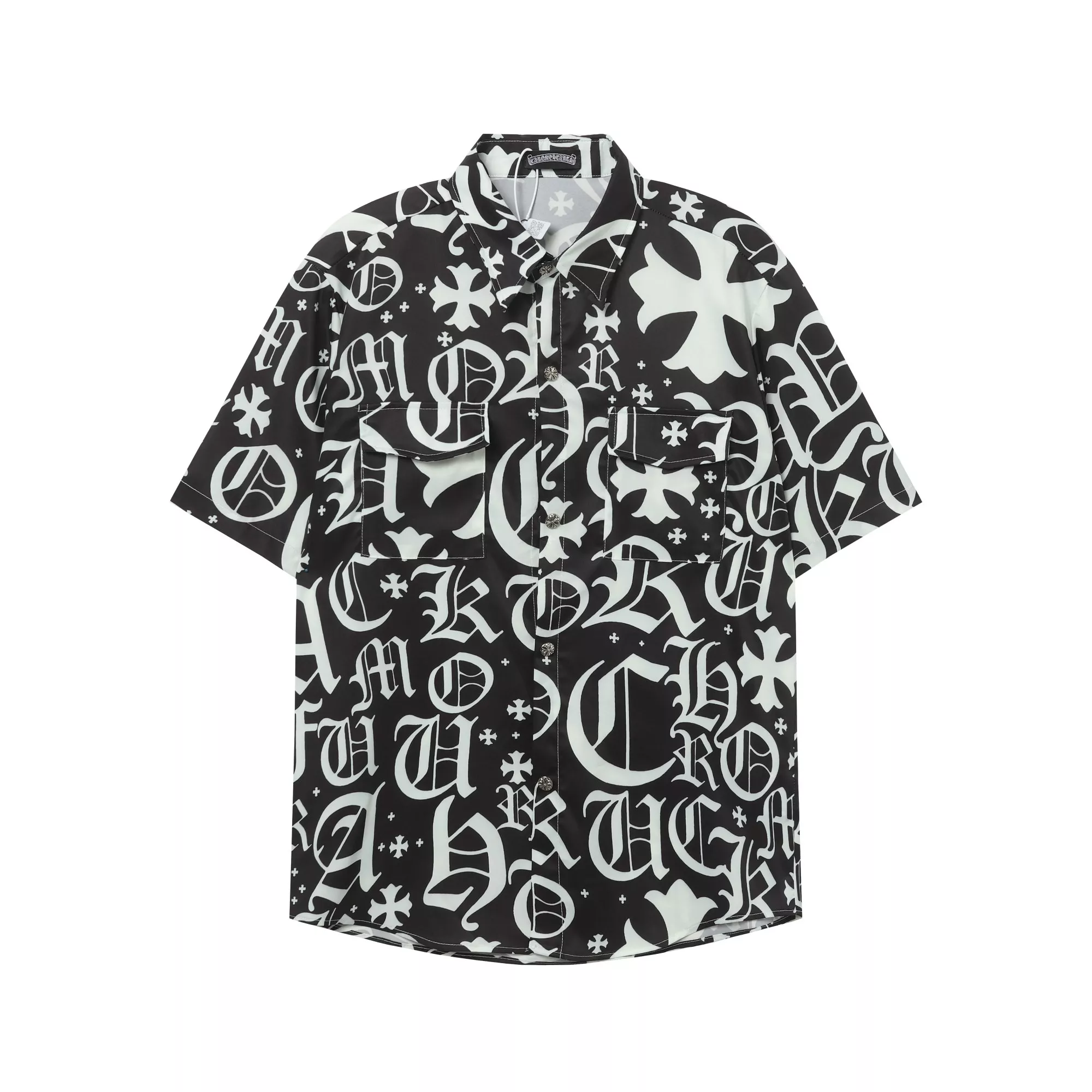 Compact 8463 Chrome Hearts Shirts Short Sleeved For Unisex