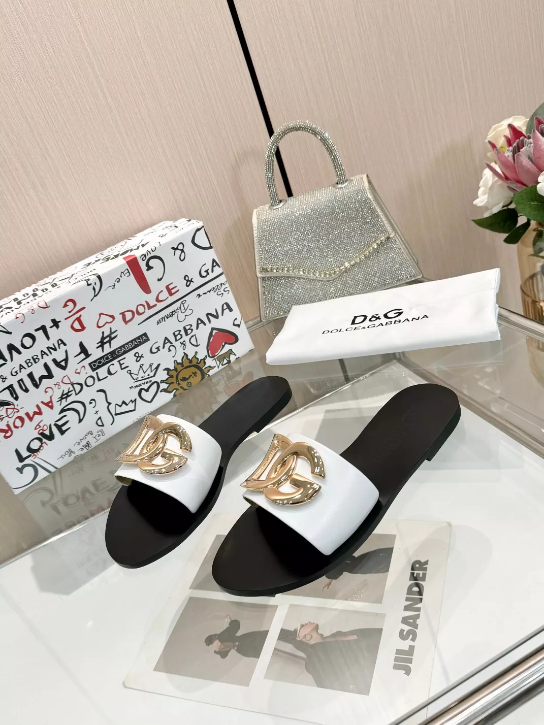 Compact 8530 Dolce & Gabbana D&G Slippers For Women