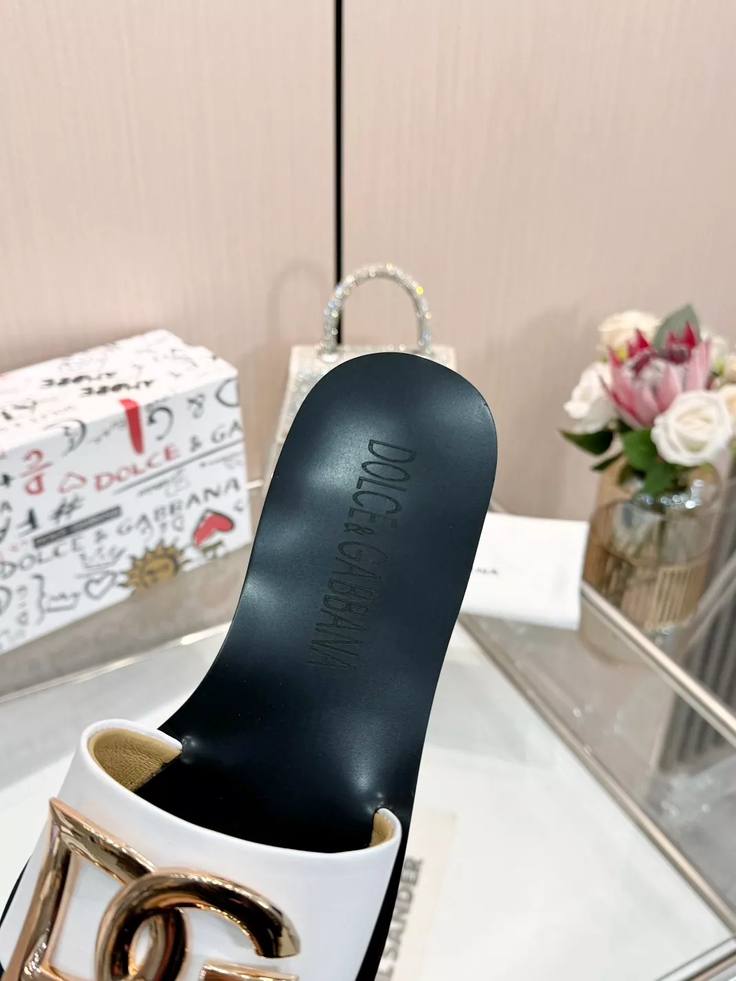 Compact 8530 Dolce & Gabbana D&G Slippers For Women