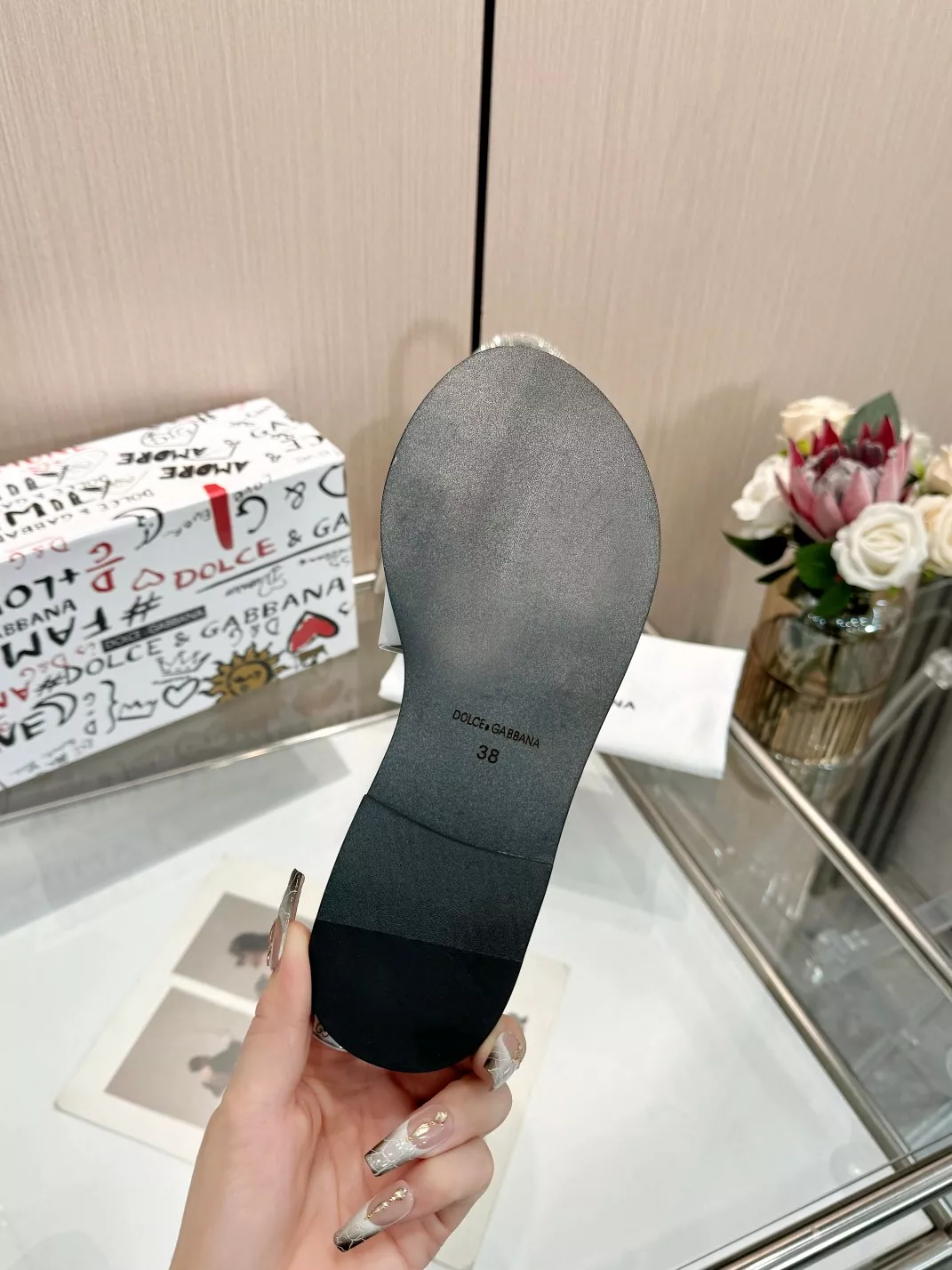 Compact 8530 Dolce & Gabbana D&G Slippers For Women