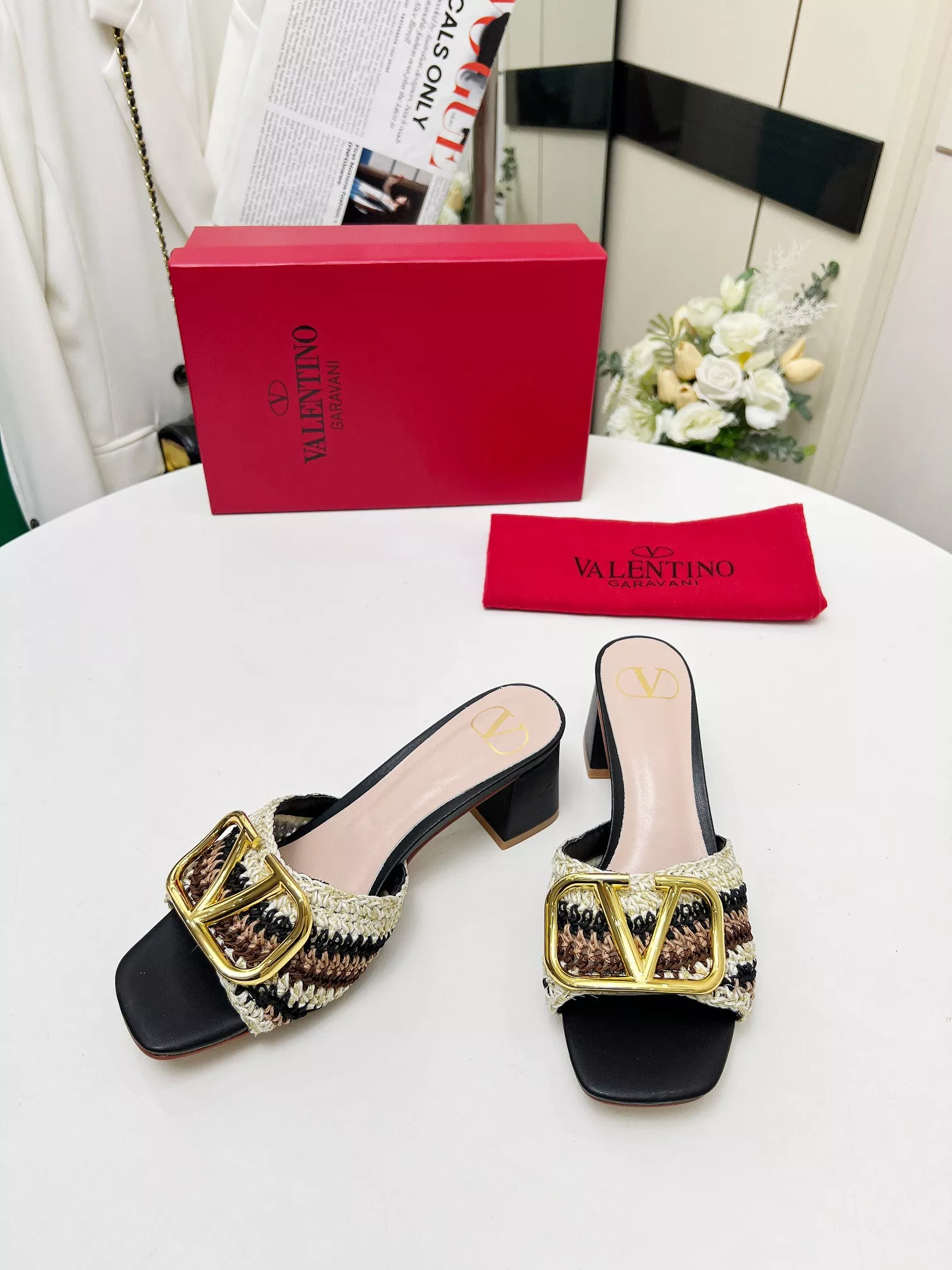 Compact 8664 Valentino Slippers For Women