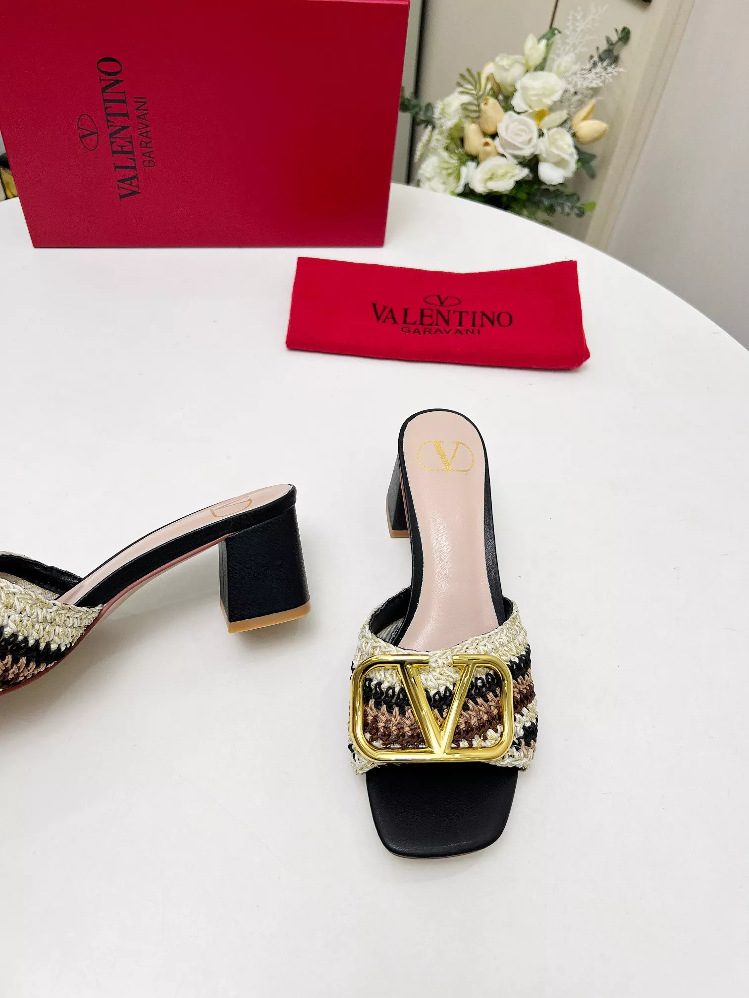 Compact 8664 Valentino Slippers For Women