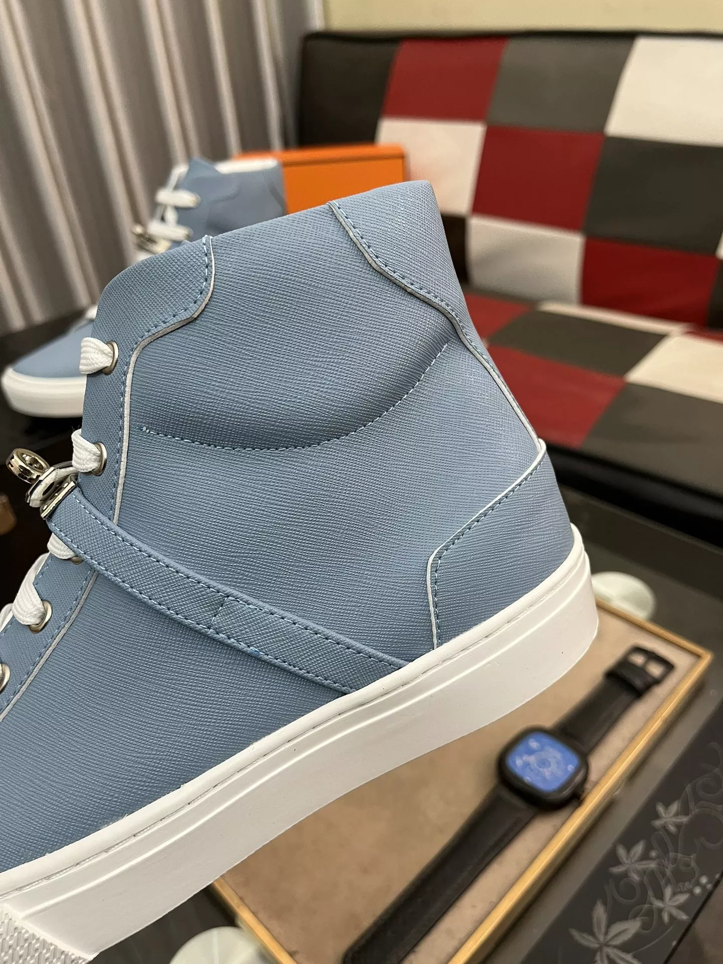 Compact 8667 Hermes High Tops Shoes For Men