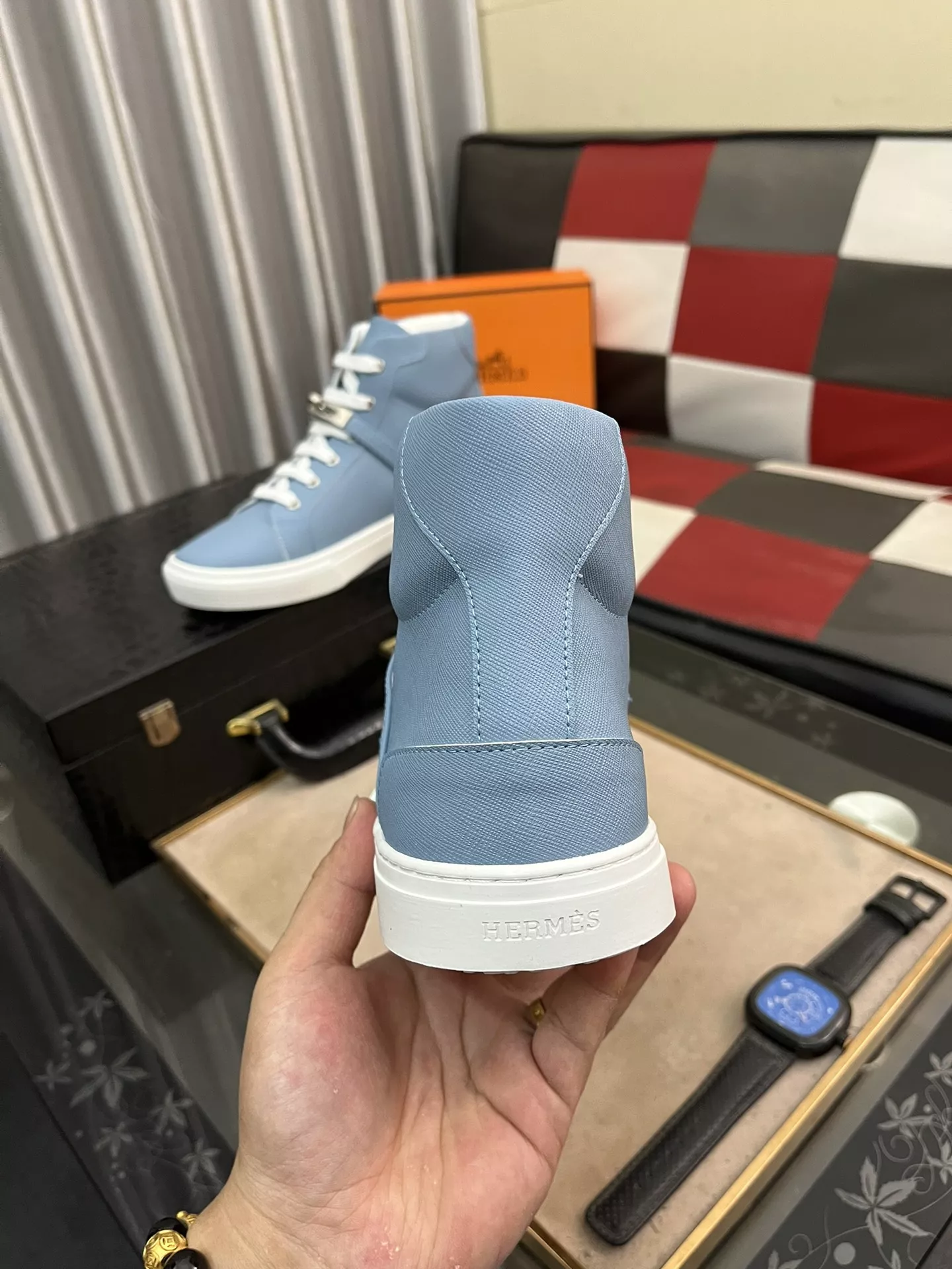 Compact 8667 Hermes High Tops Shoes For Men