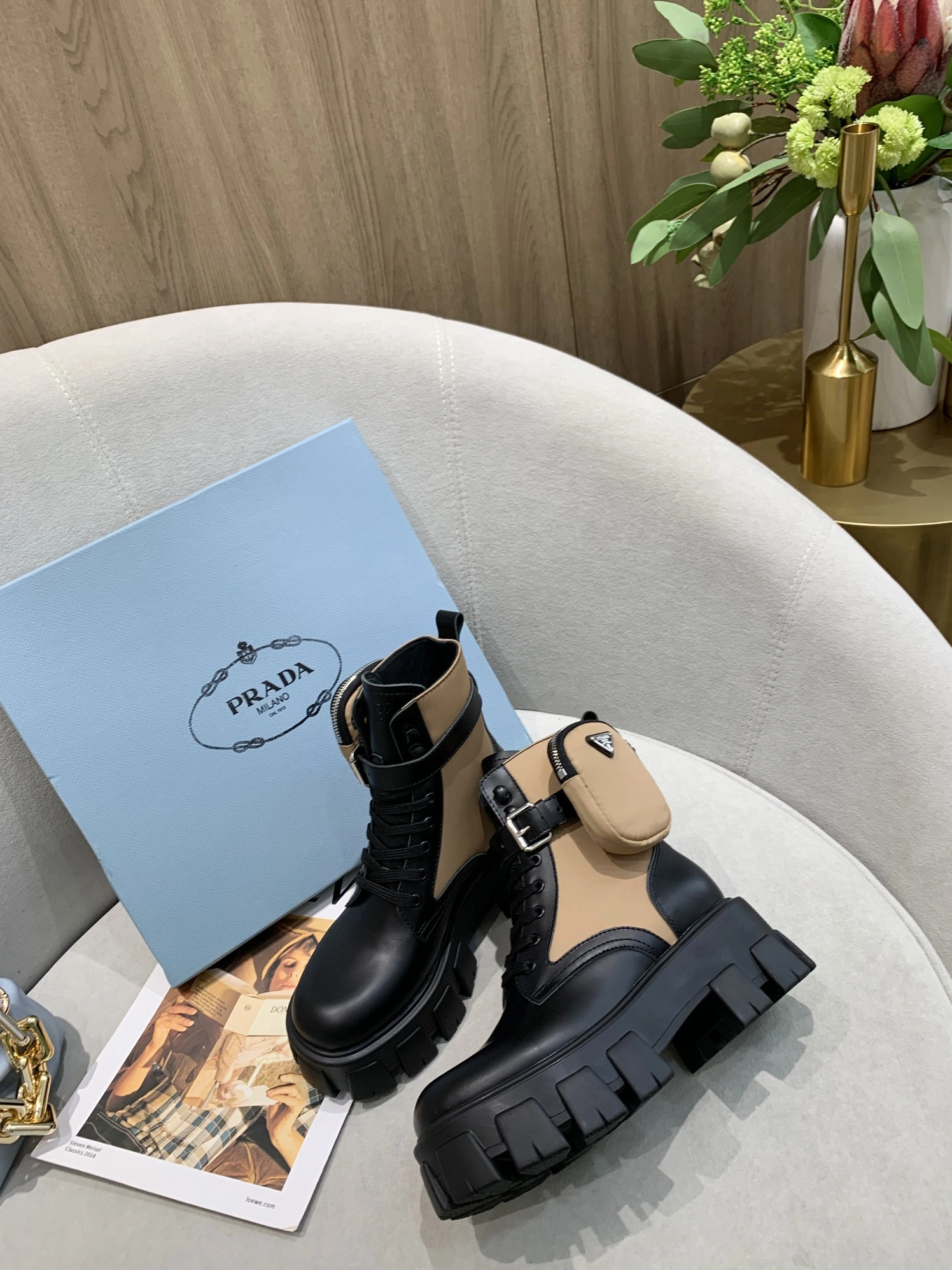 Compact 8796 Prada Boots For Women