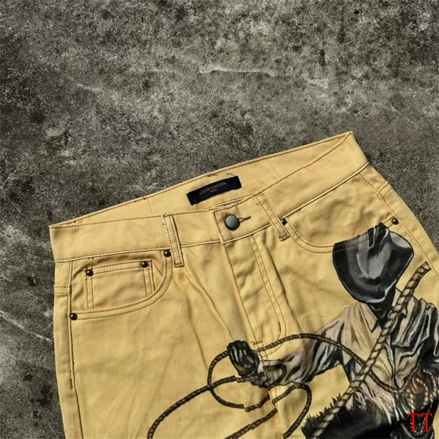 Compact 8801 Louis Vuitton LV Jeans For Men