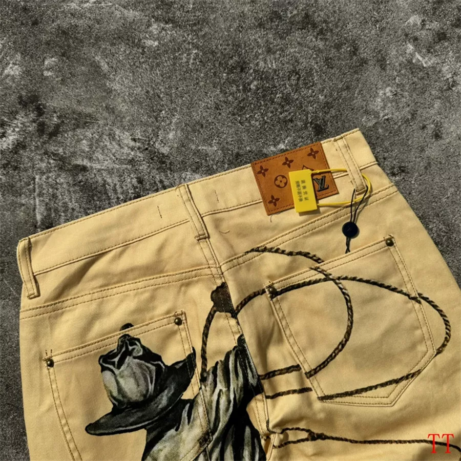 Compact 8801 Louis Vuitton LV Jeans For Men