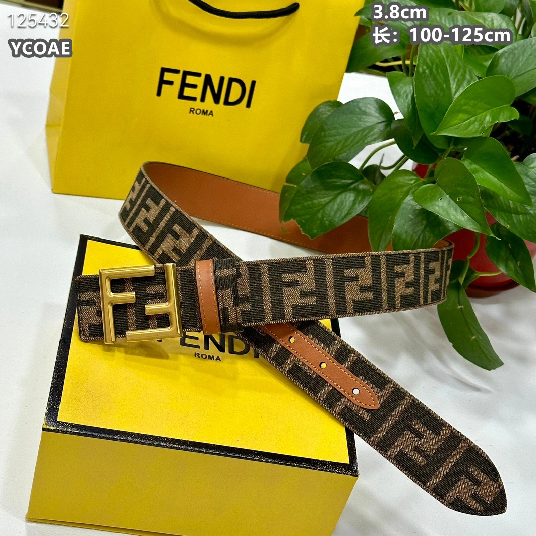 Compact 8802 Fendi AAA Quality Belts For Men