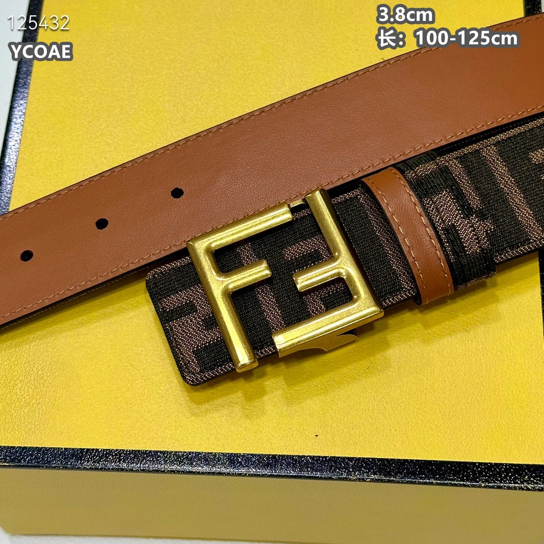 Compact 8802 Fendi AAA Quality Belts For Men