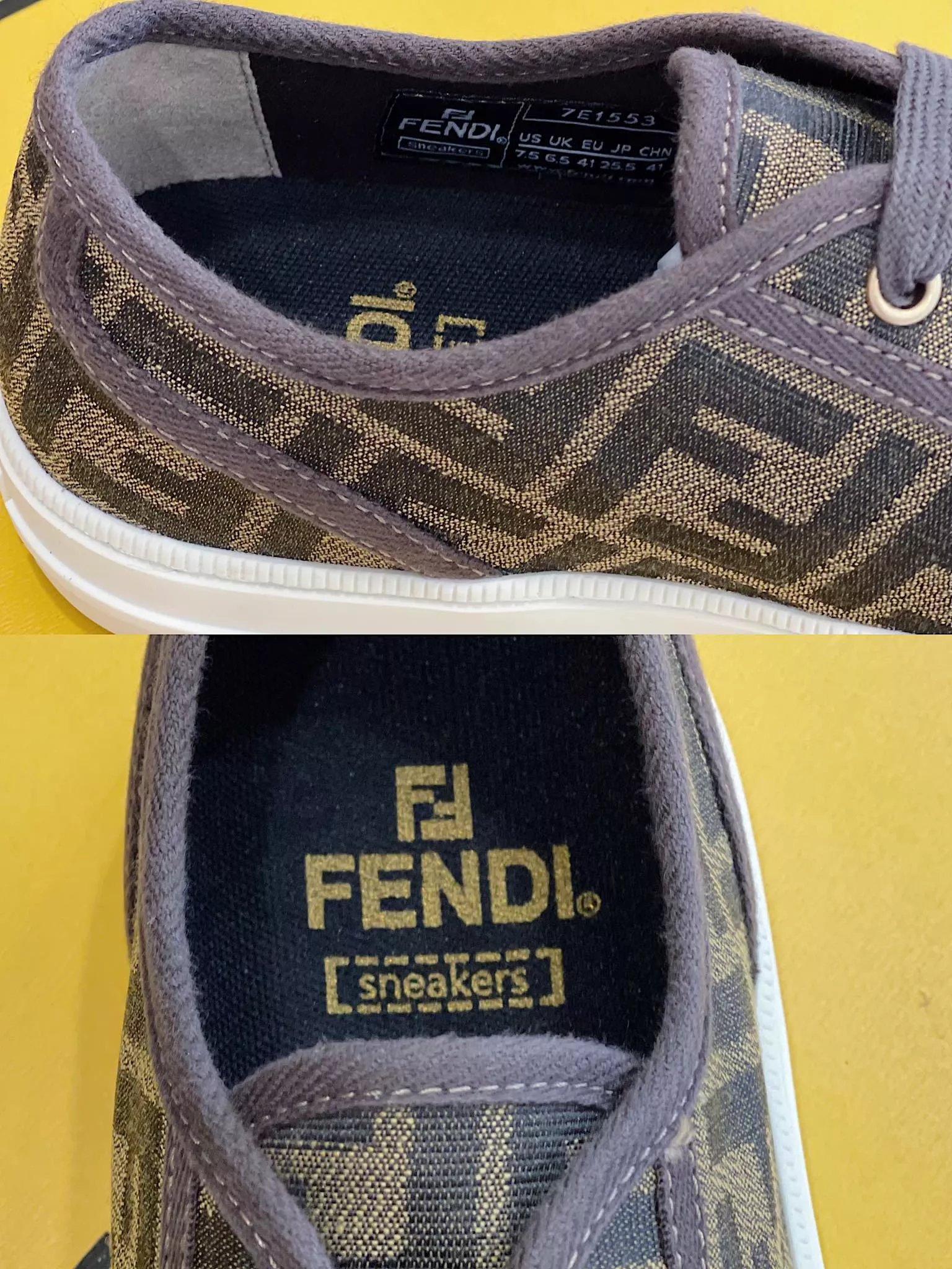 Compact 8846 Fendi Casual Shoes For Men