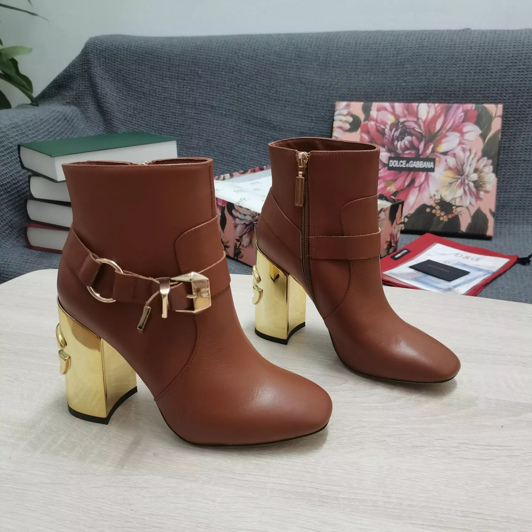 Compact 8942 Dolce & Gabbana D&G Boots For Women