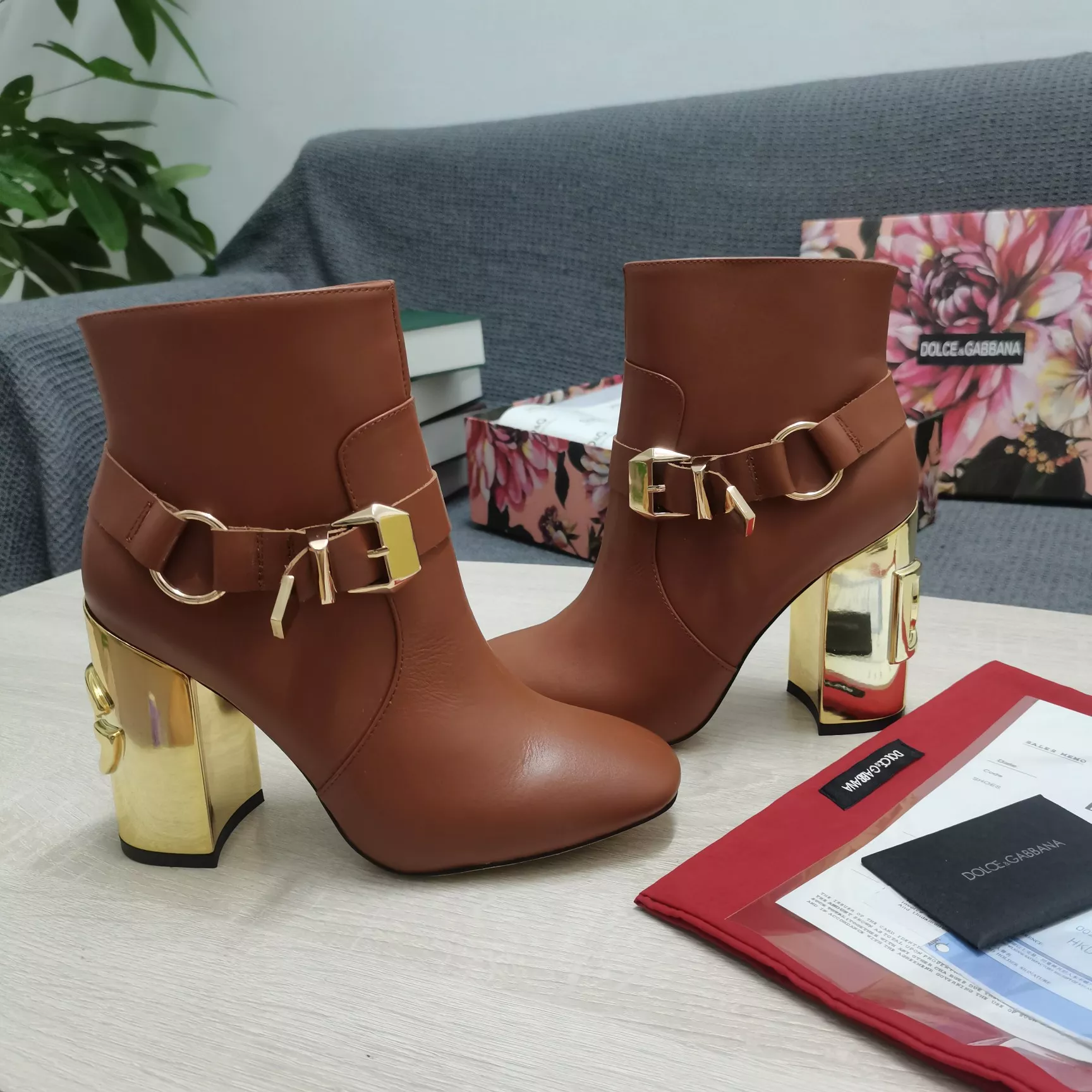 Compact 8942 Dolce & Gabbana D&G Boots For Women