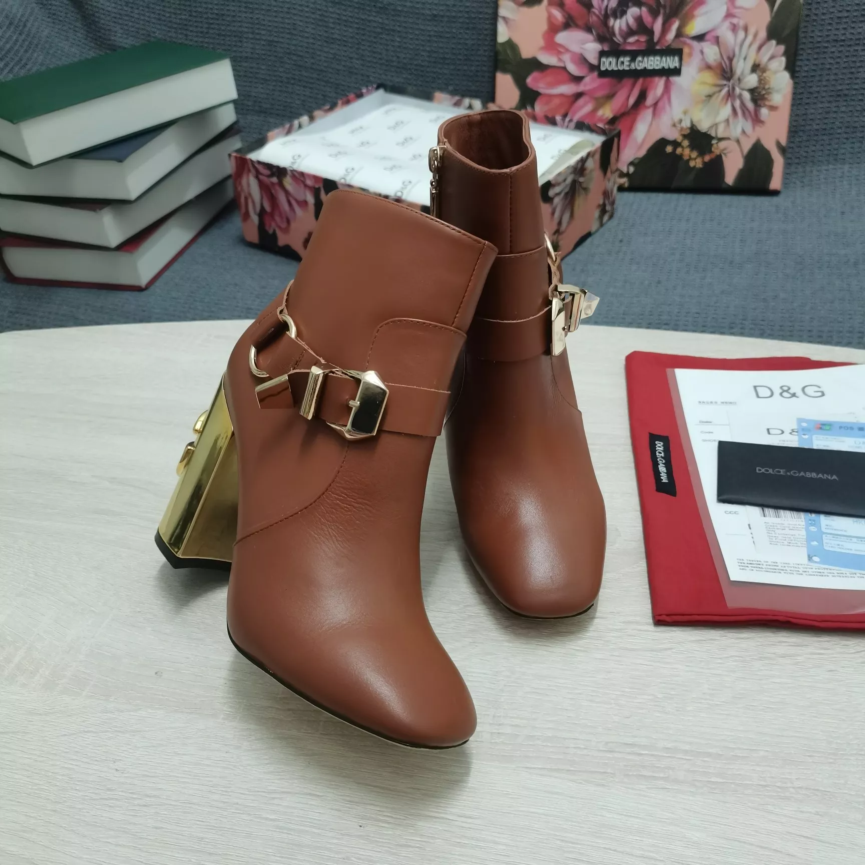 Compact 8942 Dolce & Gabbana D&G Boots For Women