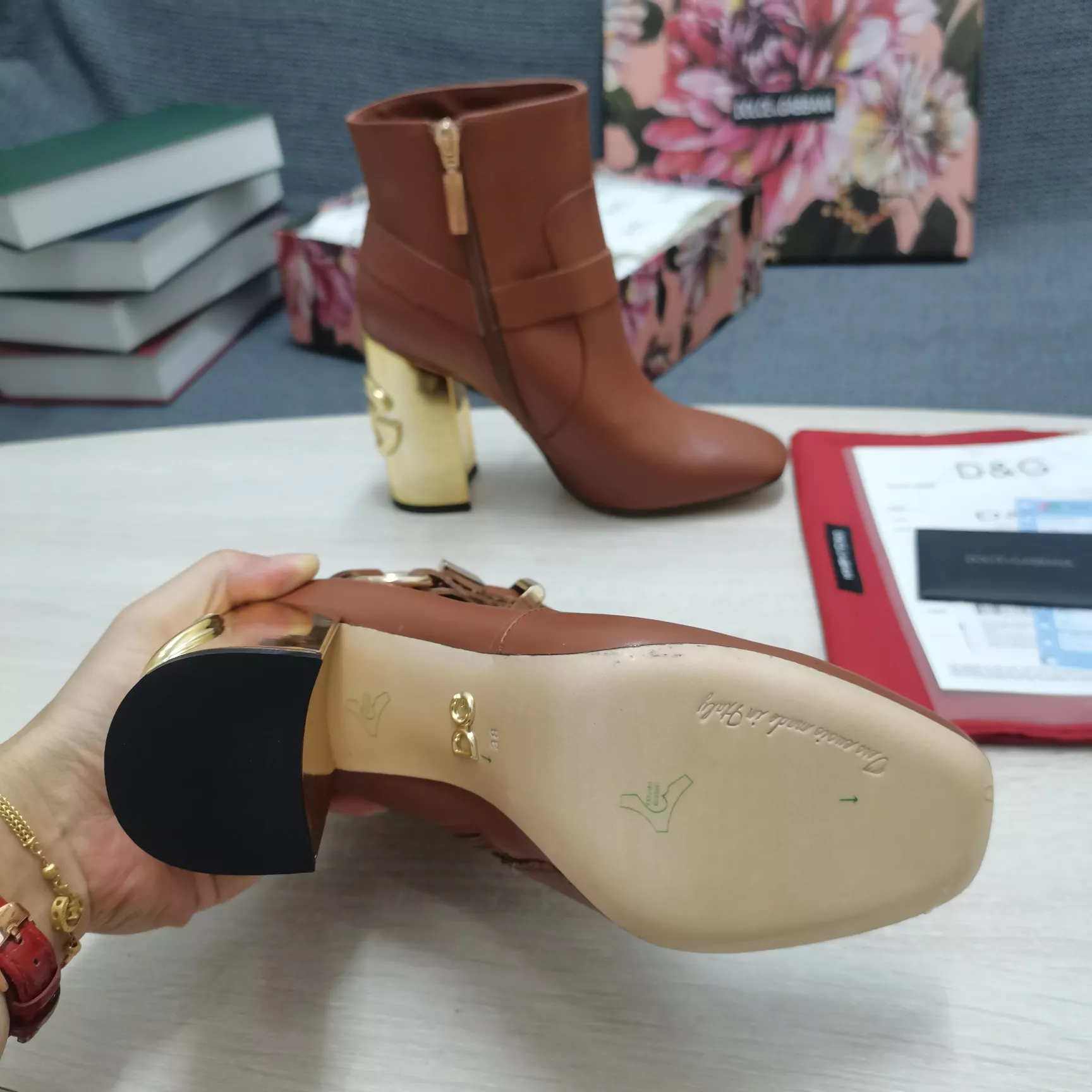 Compact 8942 Dolce & Gabbana D&G Boots For Women