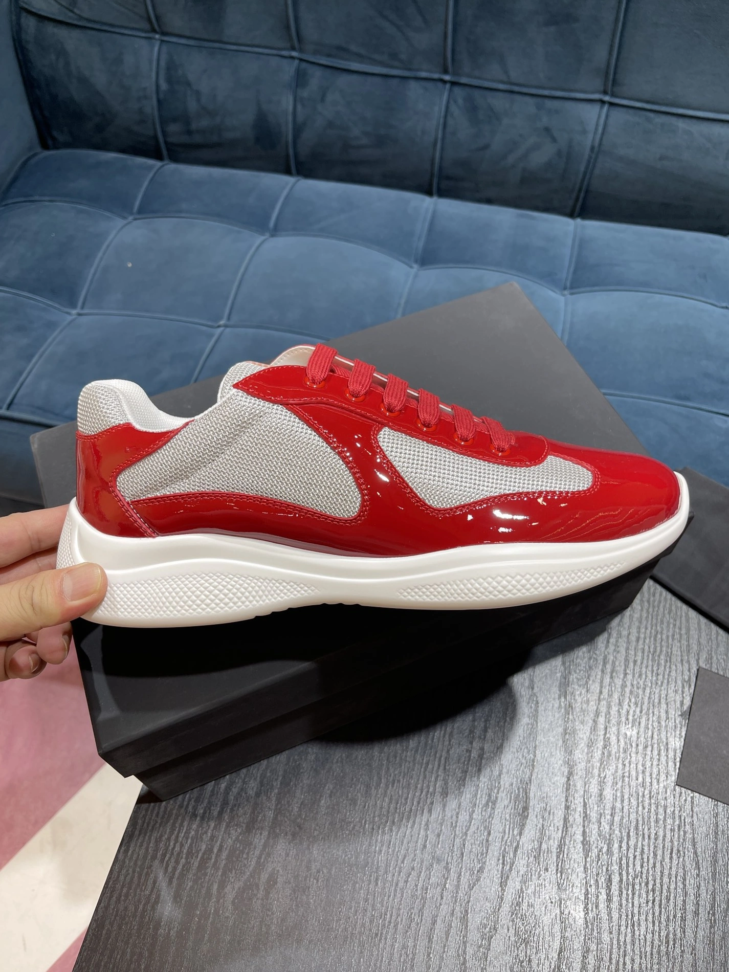 Compact 9089 Prada Casual Shoes For Men