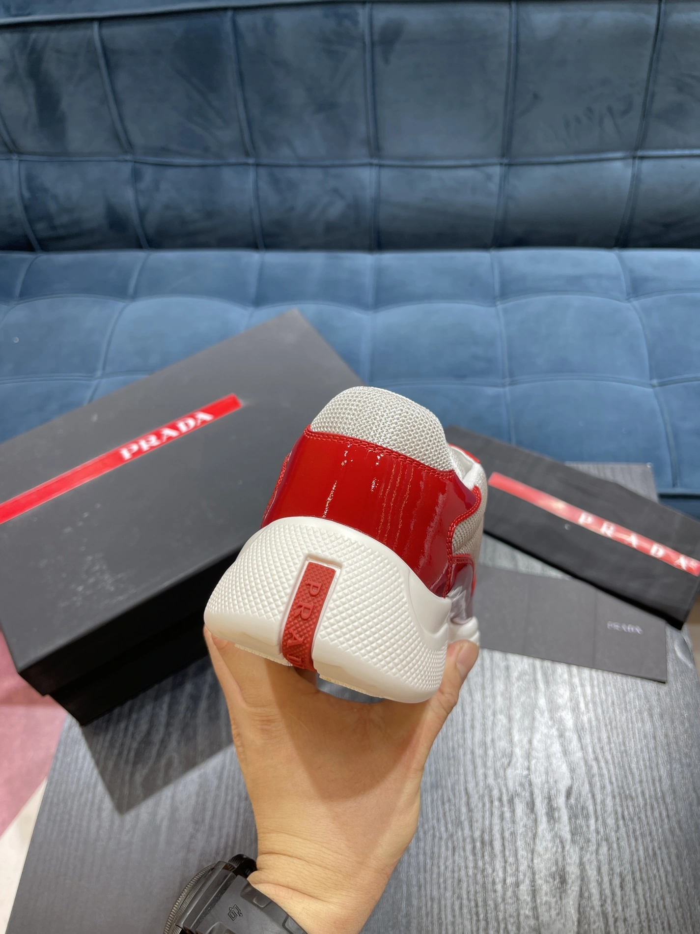Compact 9089 Prada Casual Shoes For Men