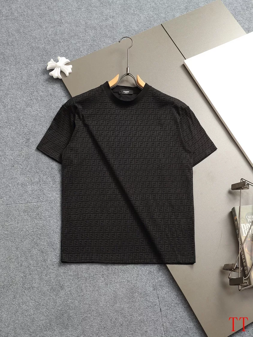 Compact 9345 Fendi T-Shirts Short Sleeved For Unisex