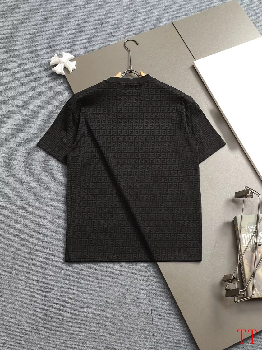 Compact 9345 Fendi T-Shirts Short Sleeved For Unisex