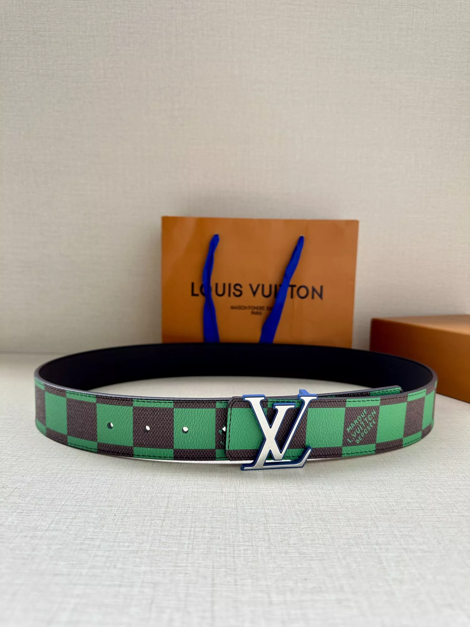 Compact 9353 Louis Vuitton AAA Quality Belts In 4.0cm For Men