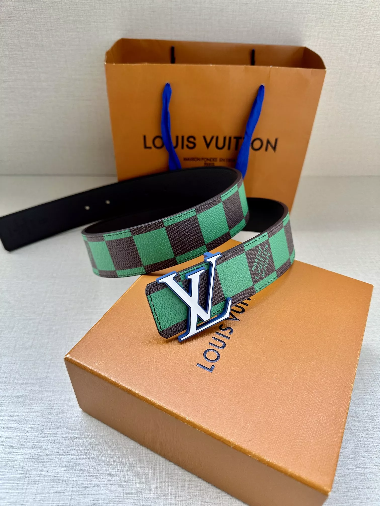 Compact 9353 Louis Vuitton AAA Quality Belts In 4.0cm For Men